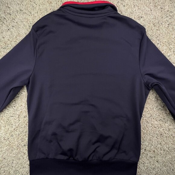 PUMA Track Jacket Women's Medium Full Zip Long Sleeve Red/pink Purple W Logo - Picture 14 of 14
